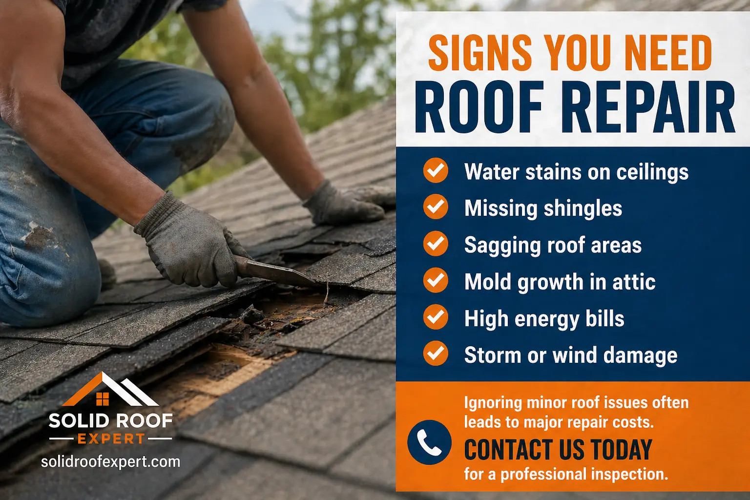 Signs You Need Roof Repair